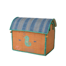 Small Blue Sea Theme Toy Storage Basket Rice DK